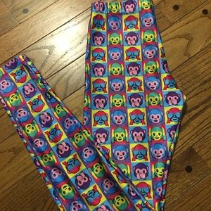 Girls Zara Terez NY monkey leggings. Large-12